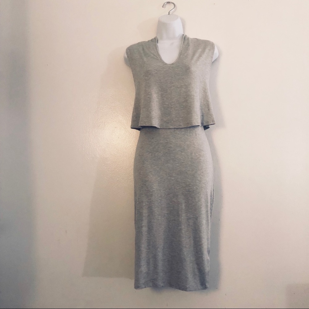 Jersey Dress with Hoodie